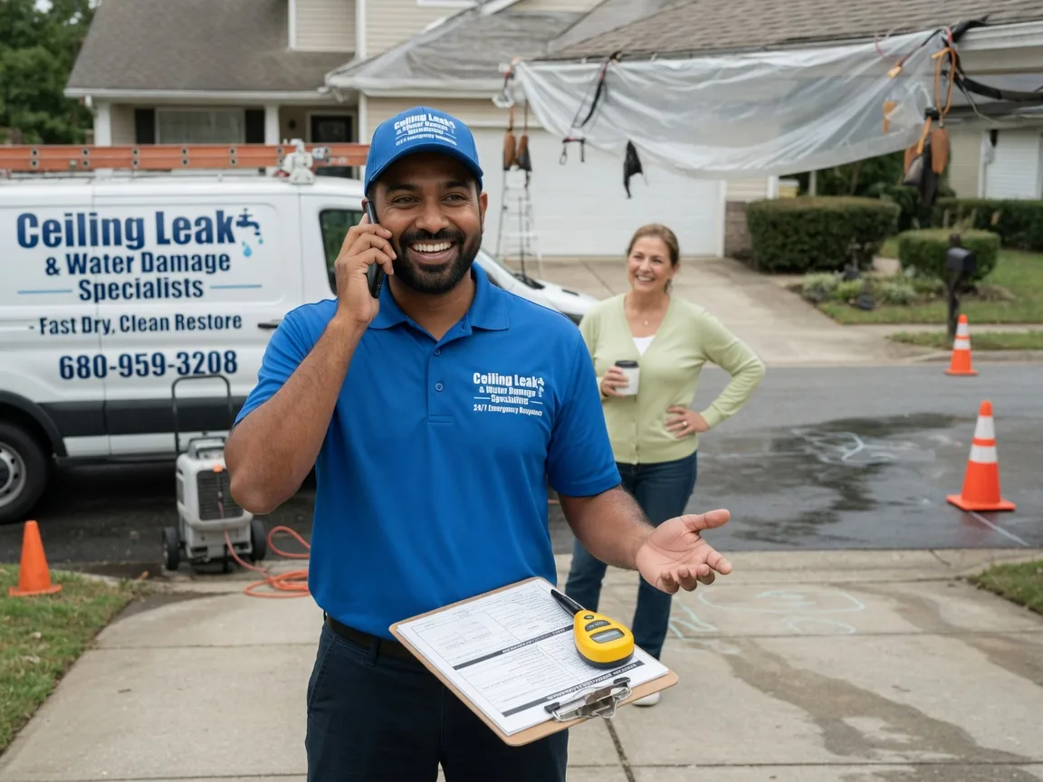 Ceiling Leak Cleanup Clinton, SC FAQs